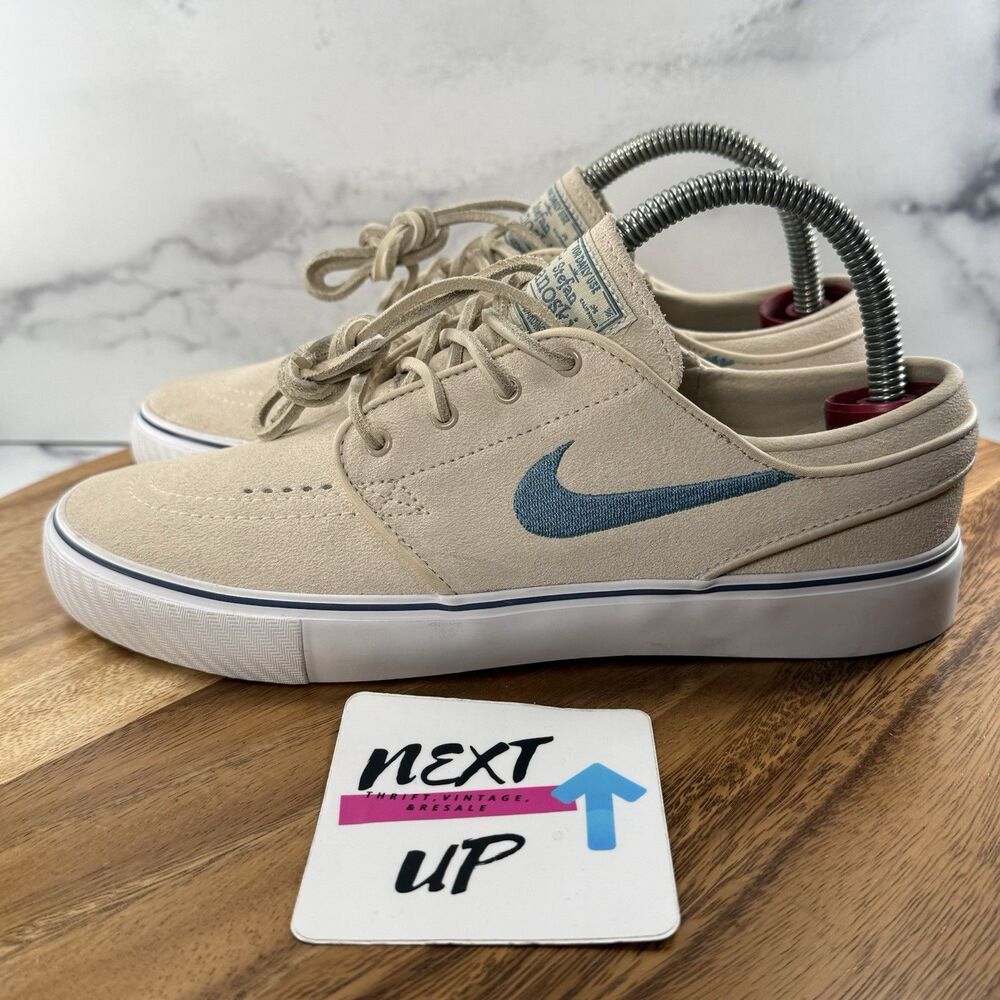 Big Kids 6/Womens 7.5-Nike SB Zoom Janoski OG+ Sanddrift Smokey Blue FD6757-101